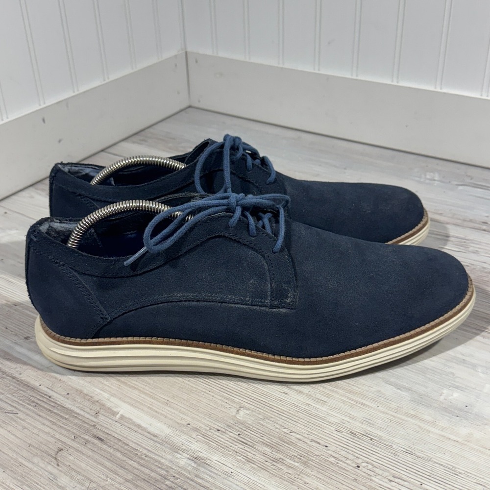 Mark Nason by Skechers, Men's Size 12 US - Blue Suede Oxfords Formal